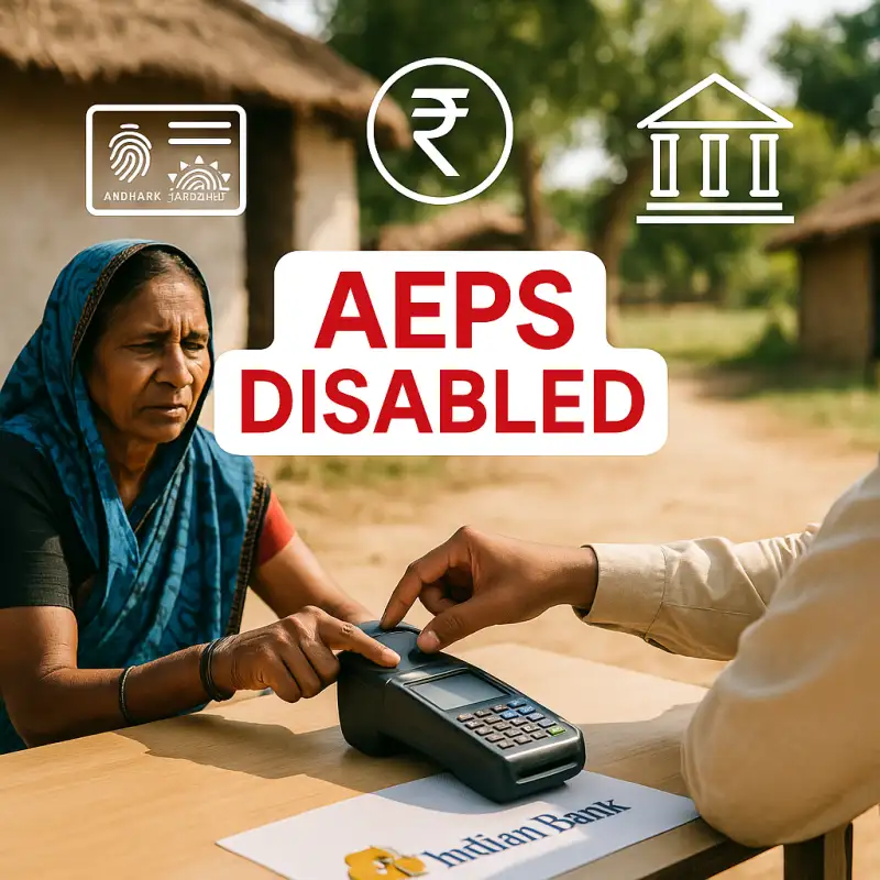 AEPS Debit Facility Disabled: Meaning, Reasons